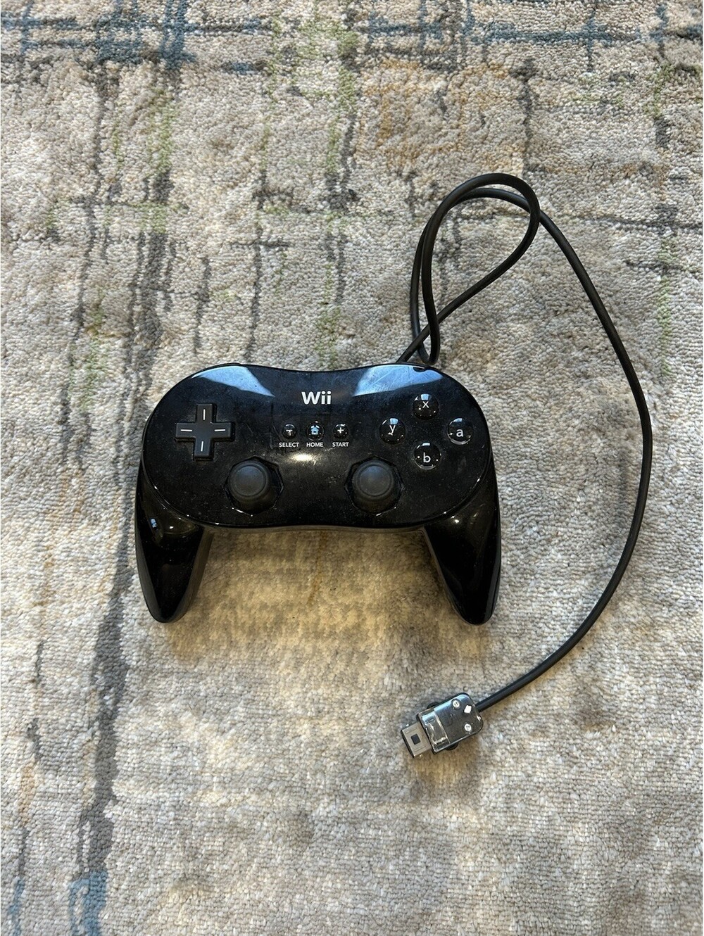 OEM Official Nintendo Wii Classic Pro Controller RVL-005 (Black) TESTED